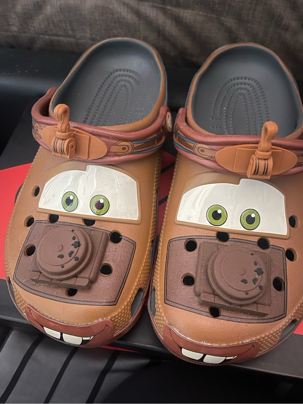 Crocs Cars Mater Classic Clog men size 6 and on women’s sz 8 brand new